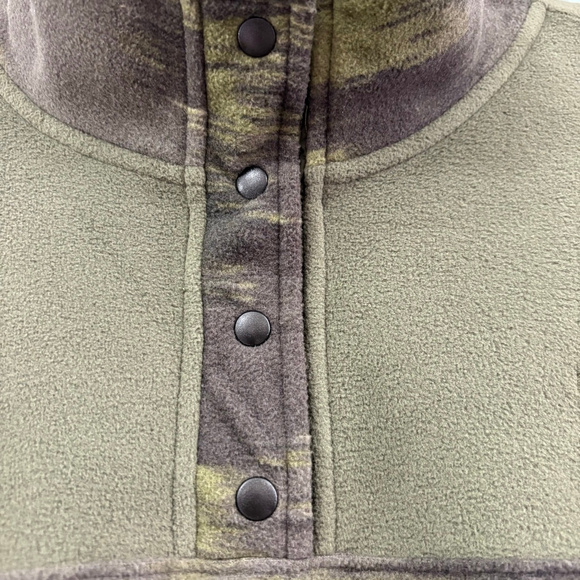 The North Face Fleece Pullover XL Green - Picture 3 of 8